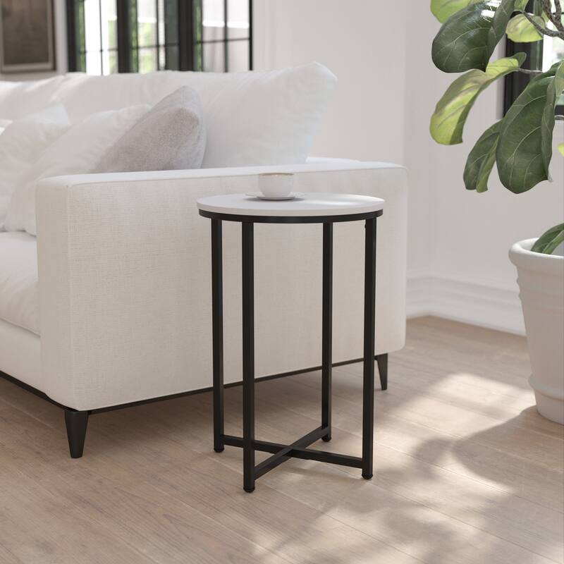 Signature Design by Ashley Coylin Cocktail Table - Tempered Glass Table - Red