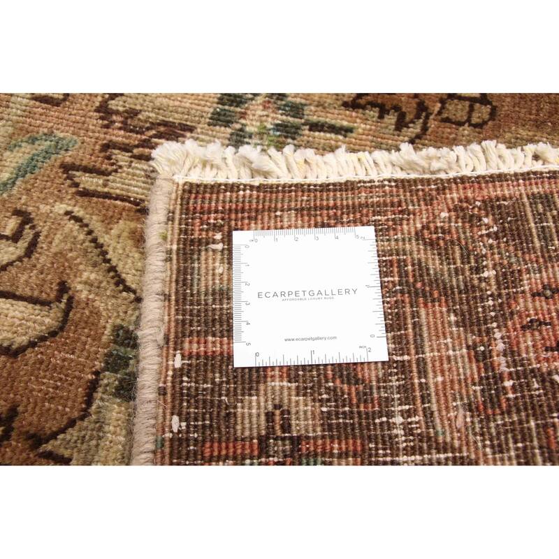 ECARPETGALLERY Hand-knotted Sarabi Brown Wool Rug - 7'0 x 10'11