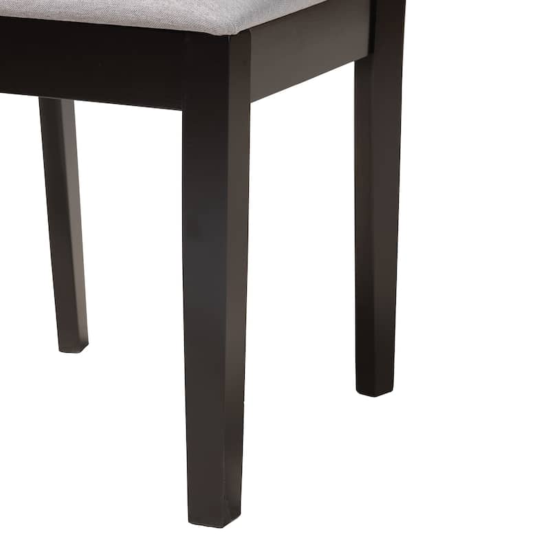 Genesis Modern Wood 2-Piece Dining Chair Set