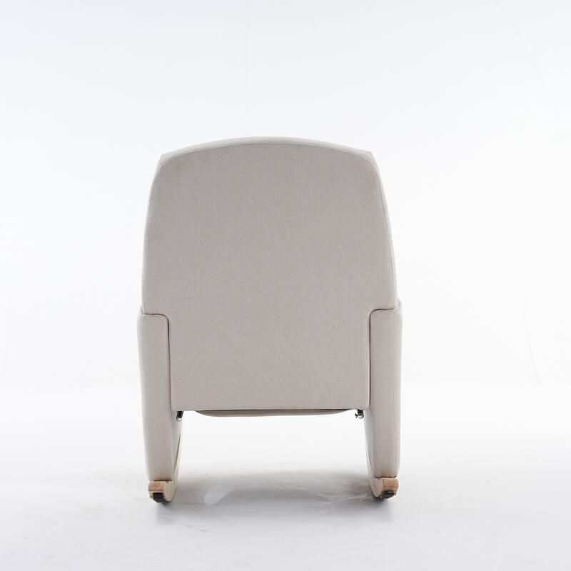 Linen Fabric Rocking Chair