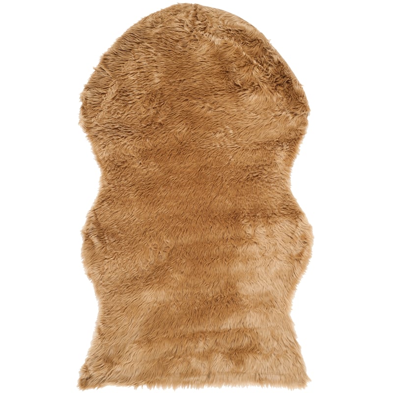 SAFAVIEH, Faux Sheep Idith Shona 2.4-inch Thick Rug