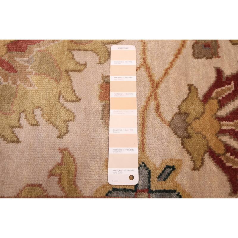 ECARPETGALLERY Hand-knotted Jules Serapi Beige Wool Rug - 8'11 x 11'9