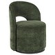 preview thumbnail 2 of 18, Harjo Velvet Upholstered Swivel Accent Chair Olive Green