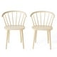 preview thumbnail 2 of 10, Countryside Rounded Back Spindle Wood Dining Chair (Set of 2) by Christopher Knight Home