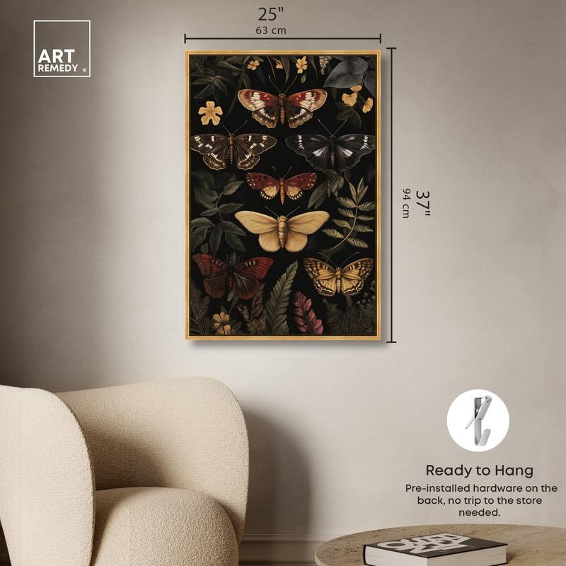 Winged Visitors III Canvas by Art Remedy
