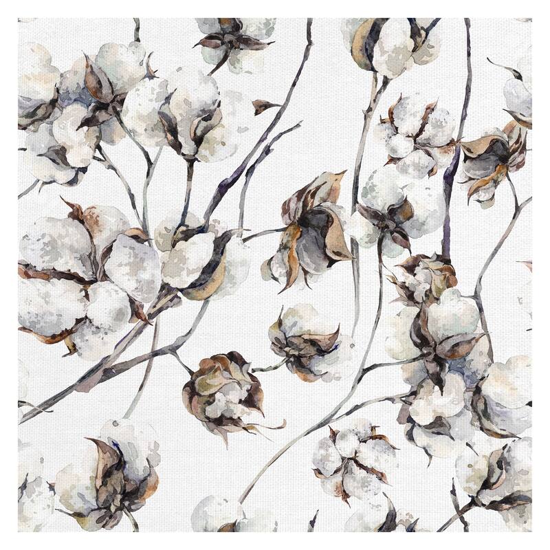 Cotton Blossoms by Belle Maison Canvas Art Print