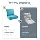 preview thumbnail 62 of 103, Pocassy 22"x24"x6" Thick Cushions Pillows Indoor & Outdoor Cushion