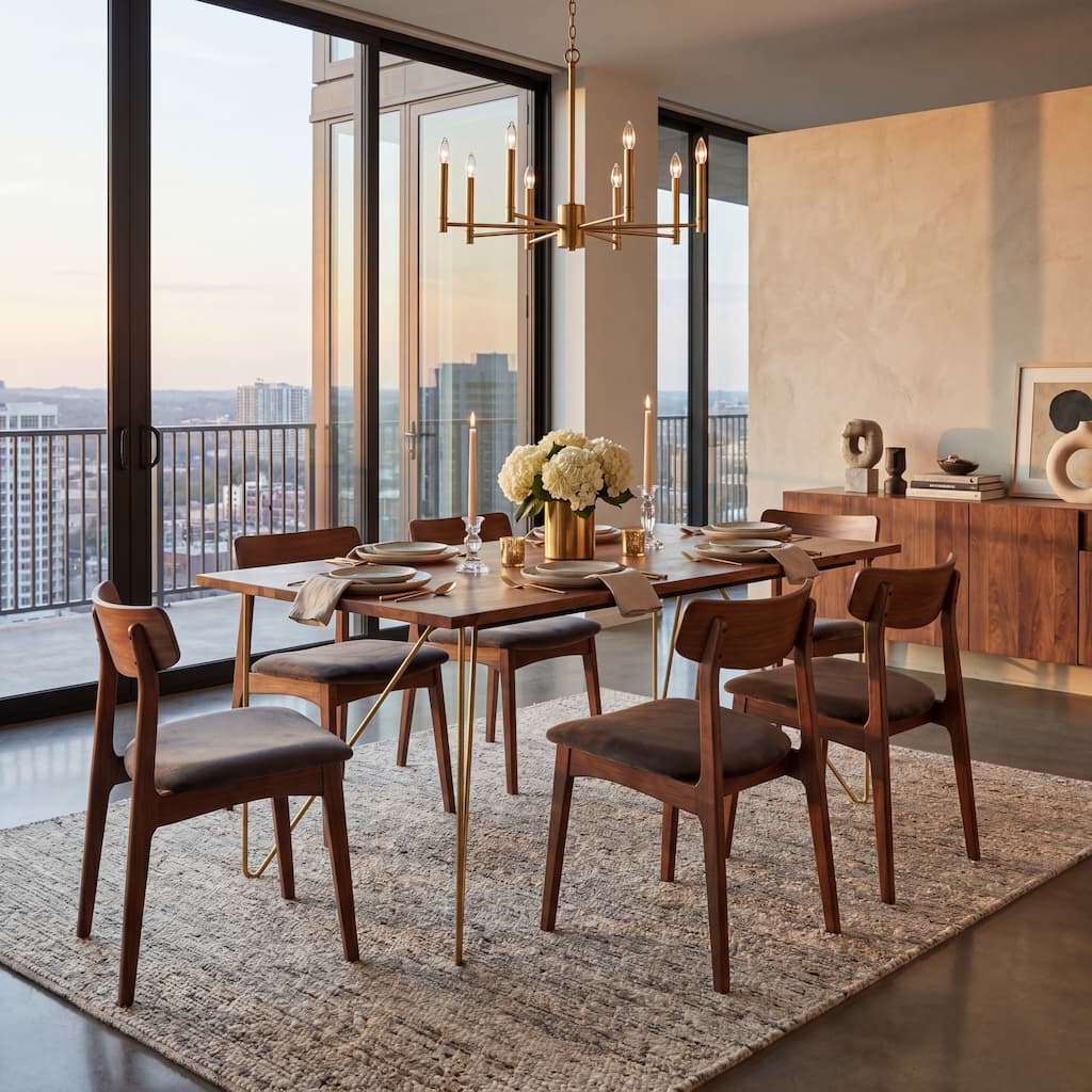 SAFAVIEH Home Captain Wood Dining Table - 63"W x 35"D x 30"H