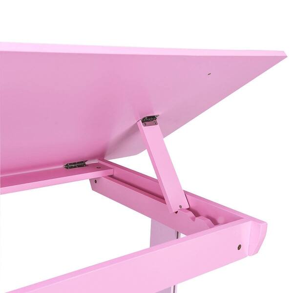 Shop Gymax Adjustable Wooden Drafting Table Art Craft Drawing