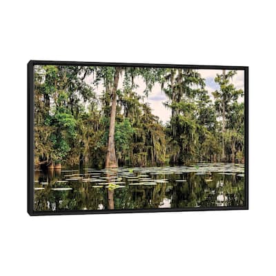 iCanvas "Cypress Swamp V" by Janet Fikar Framed