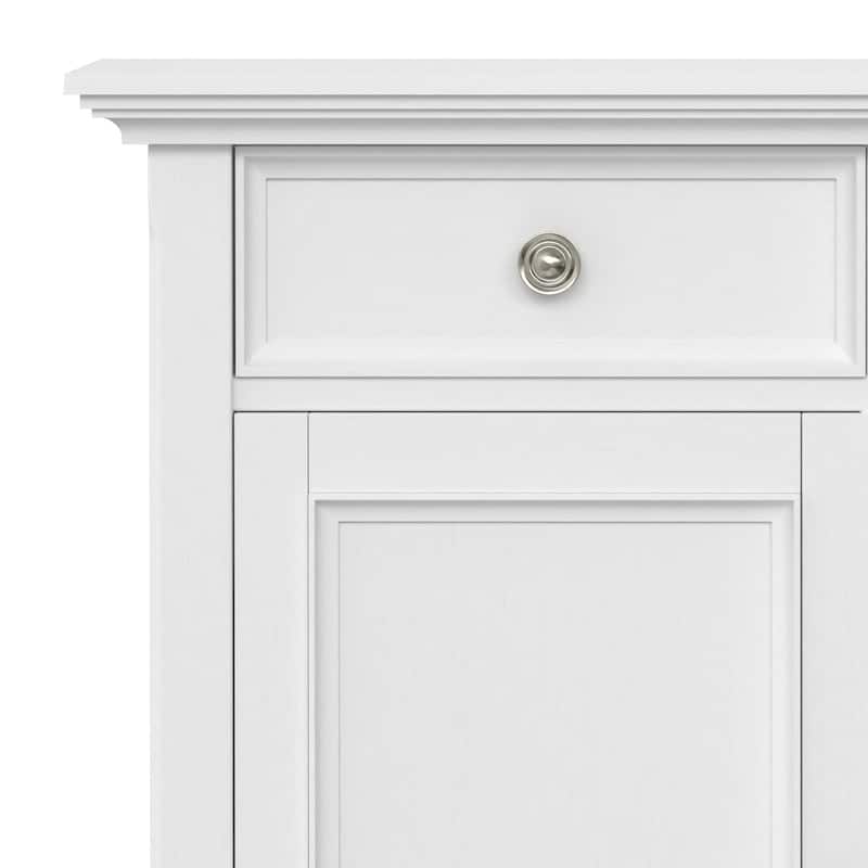 WYNDENHALL Halifax SOLID WOOD 36" Wide Transitional Entryway Storage Cabinet - 12"D x 36" W x 36"H