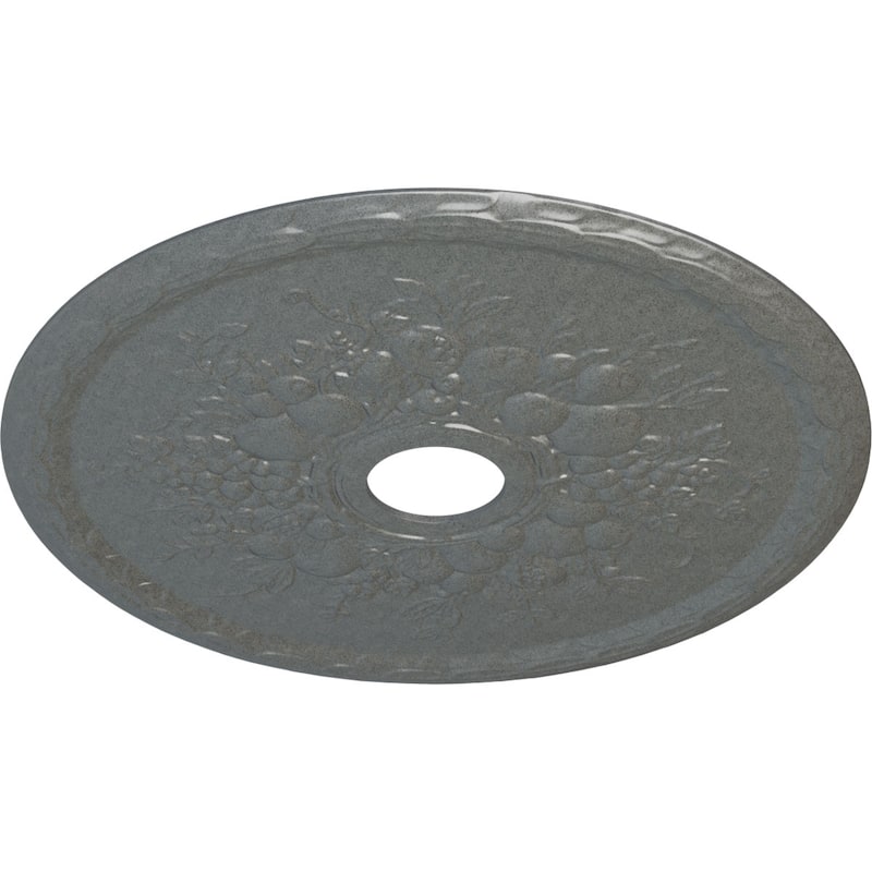 22 5/8"OD x 3 5/8"ID x 5/8"P Grape Ceiling Medallion