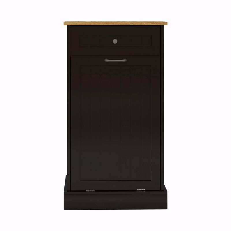 1-Drawer, 1-Compartment Tilt-Out Trash Cabinet - Kitchen Trash Cabinet