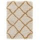 preview thumbnail 147 of 161, SAFAVIEH Hudson Shag Estella Diamond Trellis 2-inch Thick Rug