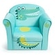preview thumbnail 39 of 59, Costway Kids Cat/Astronaut/Lion/Synthetic Fake Animal/Elephant Sofa - 20’’ X 15’’ X 17’’ Green