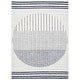 preview thumbnail 35 of 44, Livabliss Joel Mod Black/Ivory Ombre Geometric Striped Area Rug