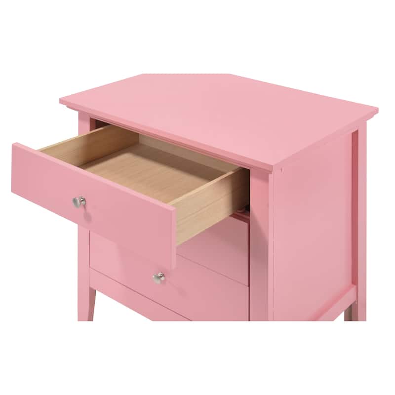 Hammond 3-drawer Wooden Nightstand
