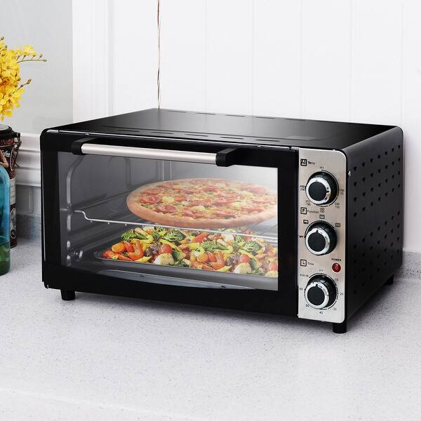 Shop Costway 1300w Electric Toaster Oven Broiler Pizza 20l