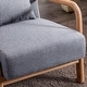preview thumbnail 125 of 142, Aston Modern Solid wood Accent Chair for Living Room
