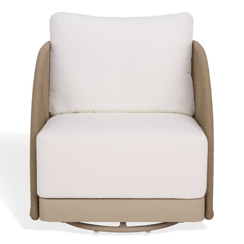 SAFAVIEH COUTURE Adelandra Swivel Outdoor Chair - 30"W x 32"D x 30"H
