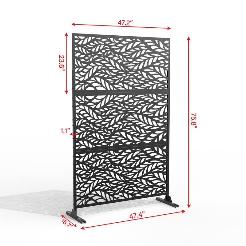 Free Standing Decorative Outdoor Privacy Screen