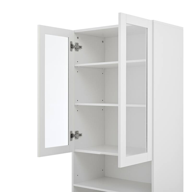 Versatile Makeup Vanity with Mirror and Charging Station
