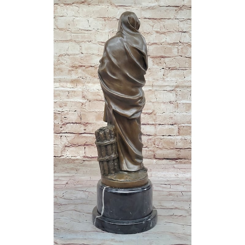 Signed Ed Zegut Jesus Of Nazareth Christ Christine Religious Bronze Sculpture Sale