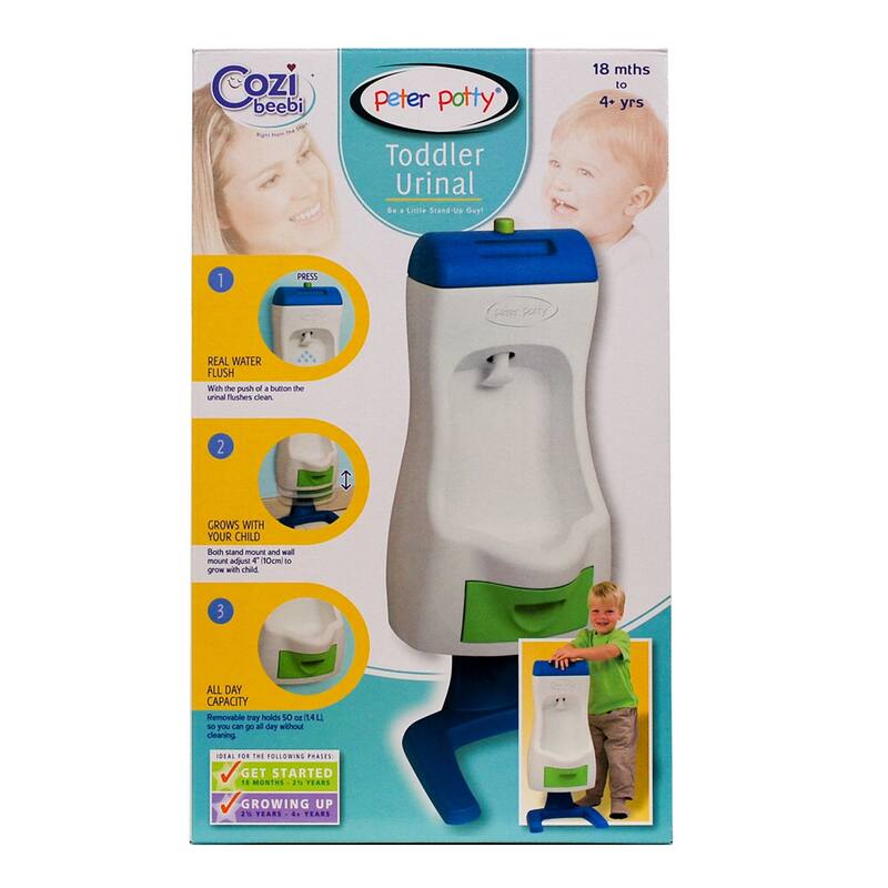 Peter Potty Flushable Toddler Urinal - White