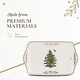 preview thumbnail 4 of 5, Spode Christmas Tree Gold Dessert Tray - 12" L x 7" W