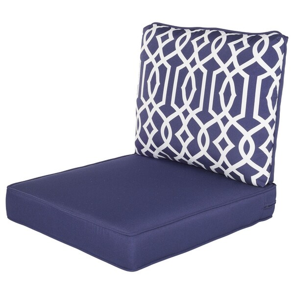 Outdoor seat and sales back cushion sets