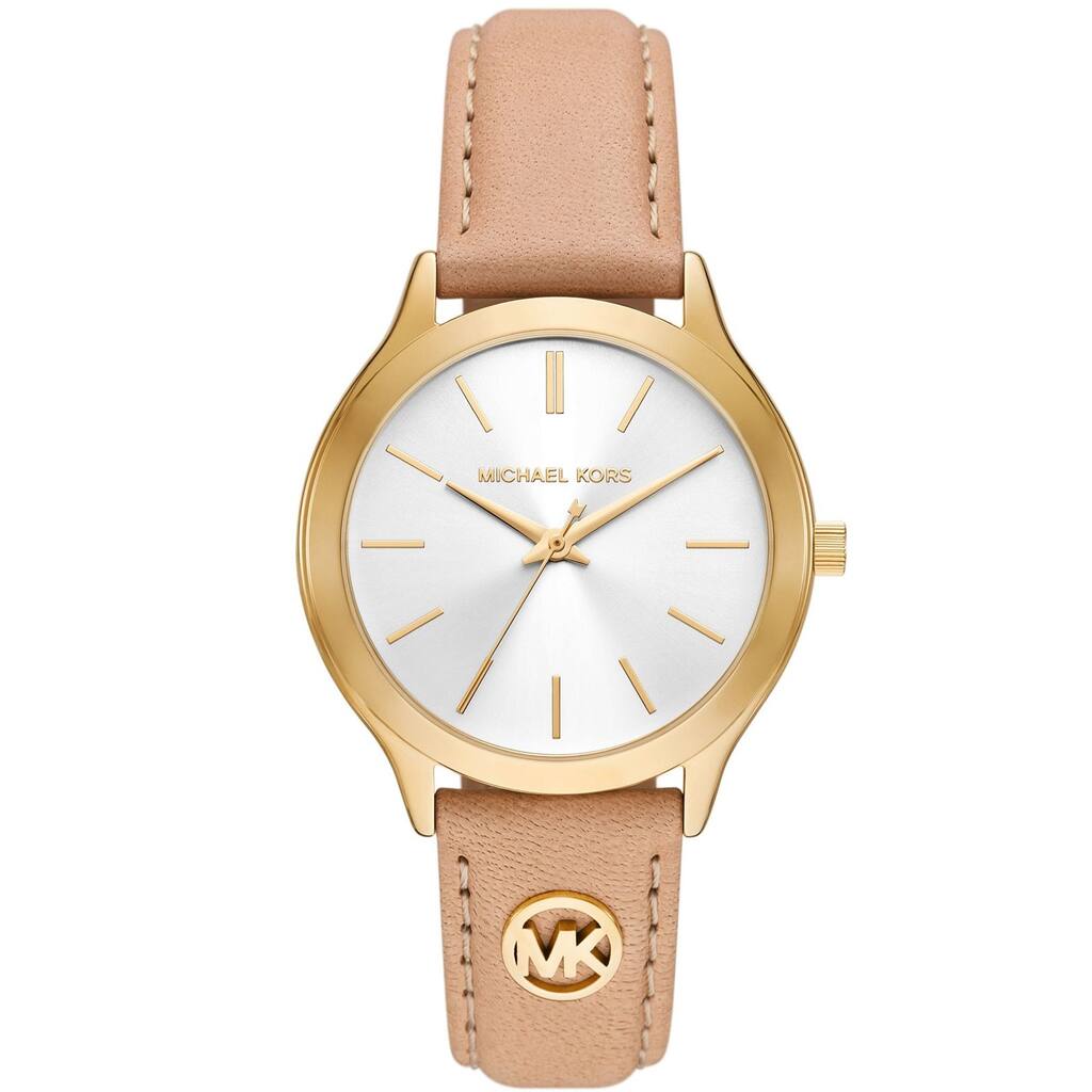 Women\'s slim white michael Kors watch Michael Kors Women main image 3