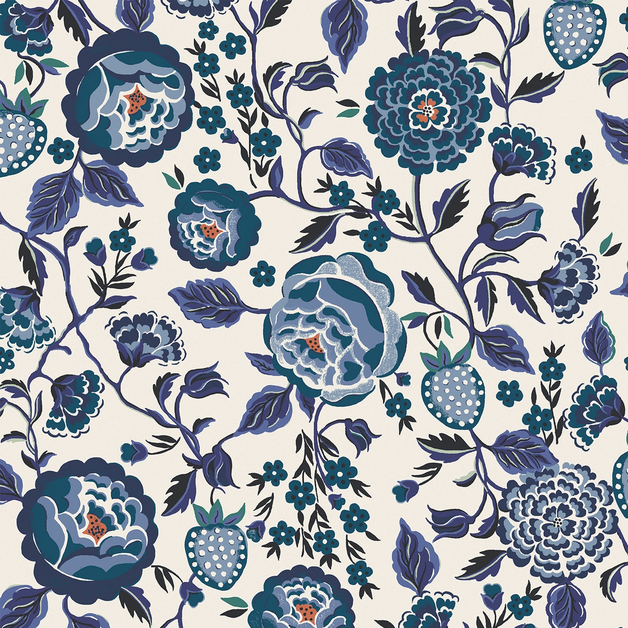 Cath Kidston Strawberry Garden Blue
