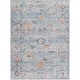 preview thumbnail 2 of 5, Livabliss Calhoun Transitional Medallion Washable Area Rug