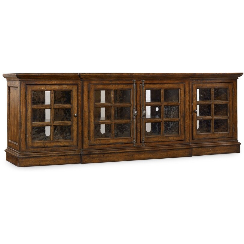 Shop Hooker Furniture 5302 55492 92 Wide Rubberwood Media Cabinet