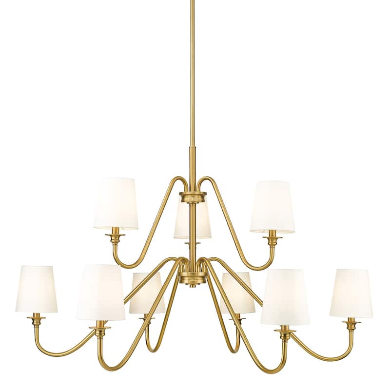 Z-Lite 7509-9-46 Gianna 9 Light 46" Wide Chandelier - Modern Gold