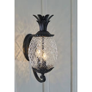 Lanai 3-light Outdoor Matte Black Wall Lantern