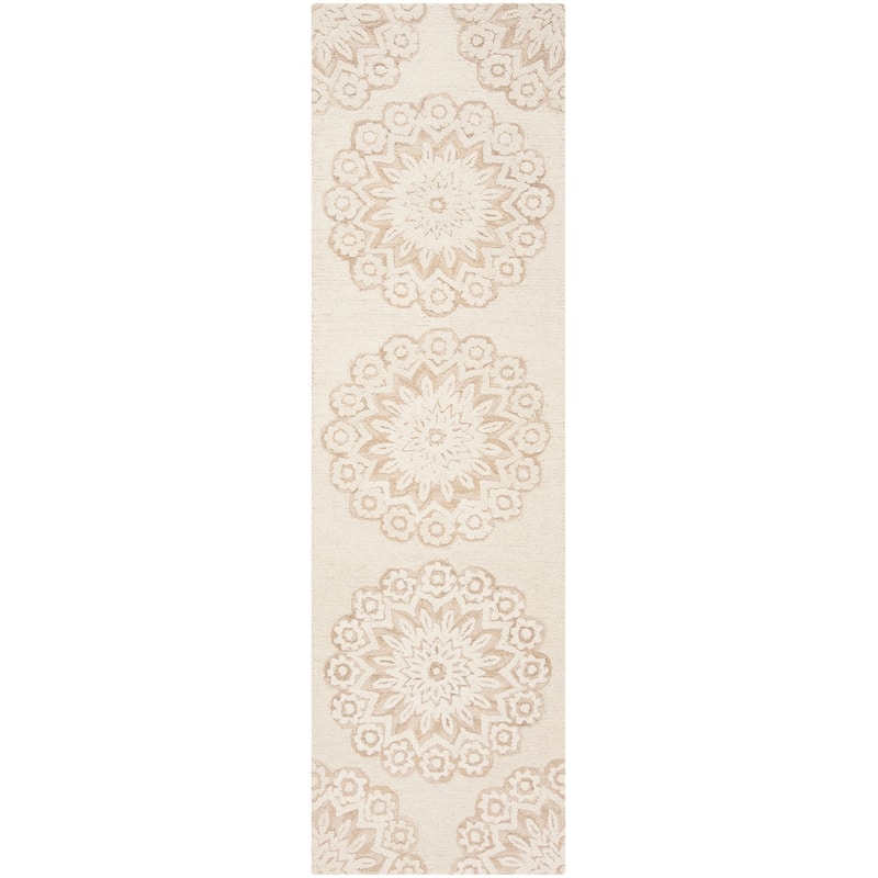 SAFAVIEH Handmade Blossom Oriella Modern Floral Wool Rug