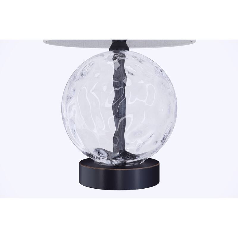 Globe 14.5" Glass Table Lamp (Set of 2)
