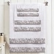 preview thumbnail 12 of 69, Superior Wisteria Cotton Floral Jacquard 6 Piece Bathroom Towel Set 6-Piece - White