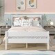 preview thumbnail 12 of 29, Bed with Headboard and Footboard White - Full