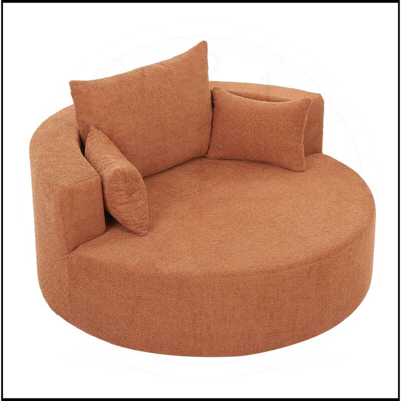 360 Degree Swivel Chair with 3 Removable Pillows