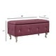 preview thumbnail 45 of 53, Upholstered Tufted Storage Bench