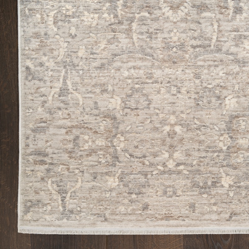 Nourison Shadows Indoor only Grey Persian Area Rug