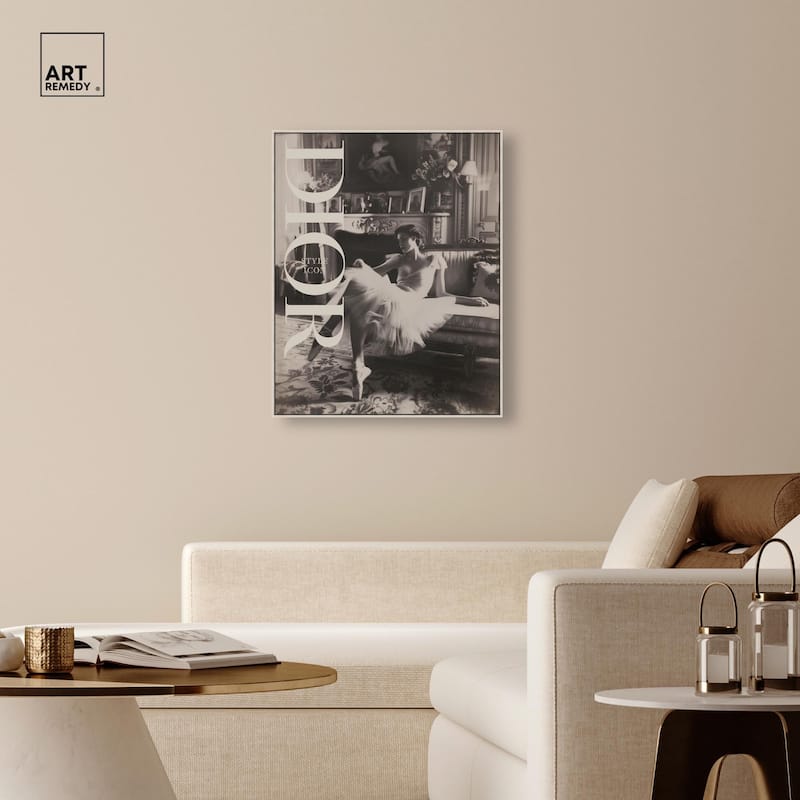 Style Ballerina Cover Canvas by Art Remedy
