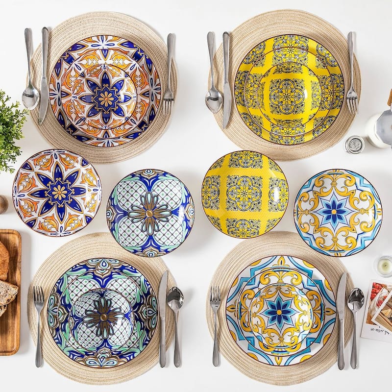Vancasso Boho Porcelain 16-piece Dinnerware Set(Service for 4)