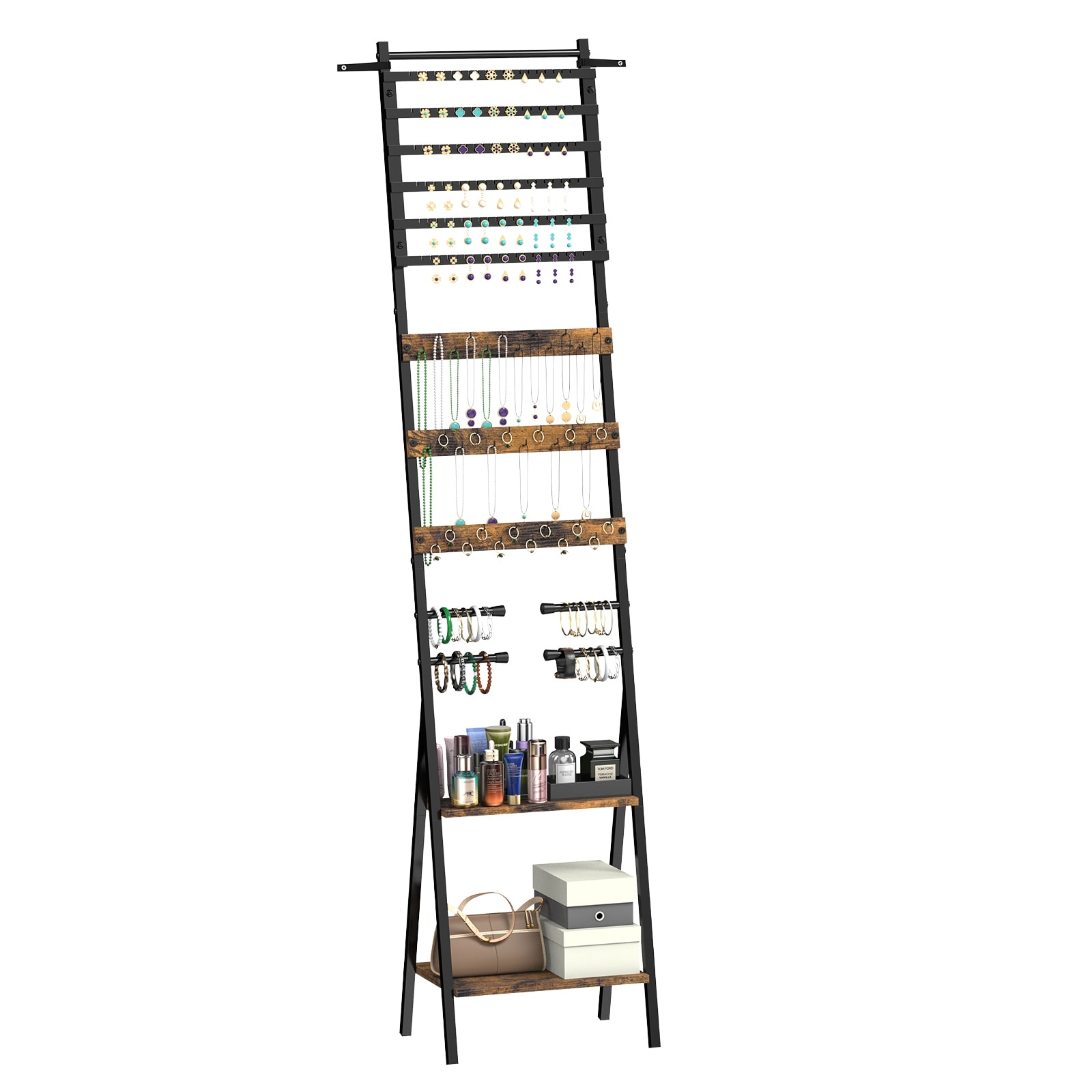 Floor Standing Jewelry Armoire Organizer