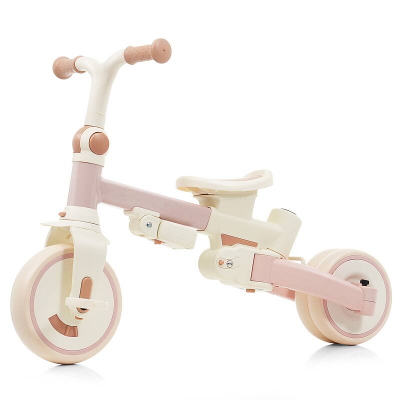 7 In 1 Baby Tricycle, Foldable Toddler Tricycle With Removable And Adjustable Parent Handle,For 12-72 Months
