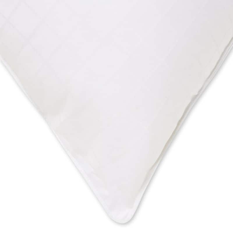 Overstuffed Gel Filled 100% Cotton Dobby-Box Shell Side/Back Sleeper Pillow, Set of 4