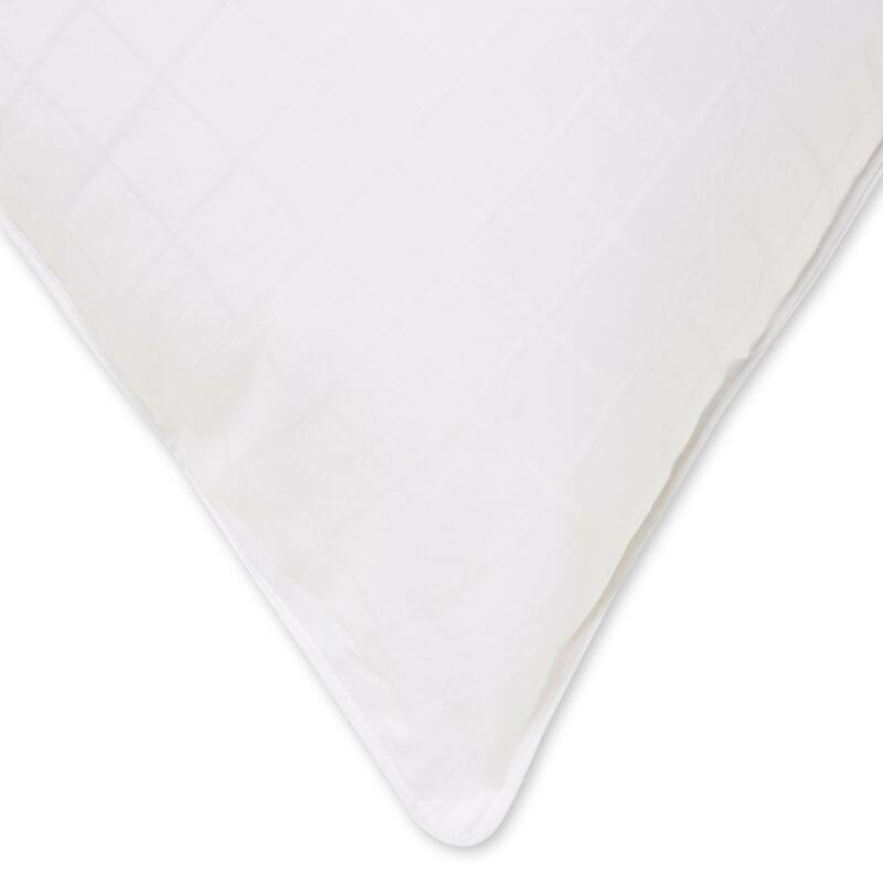 Cotton Windowpane Pillow, Side/Back Sleeper Firm, King (Set of 4)
