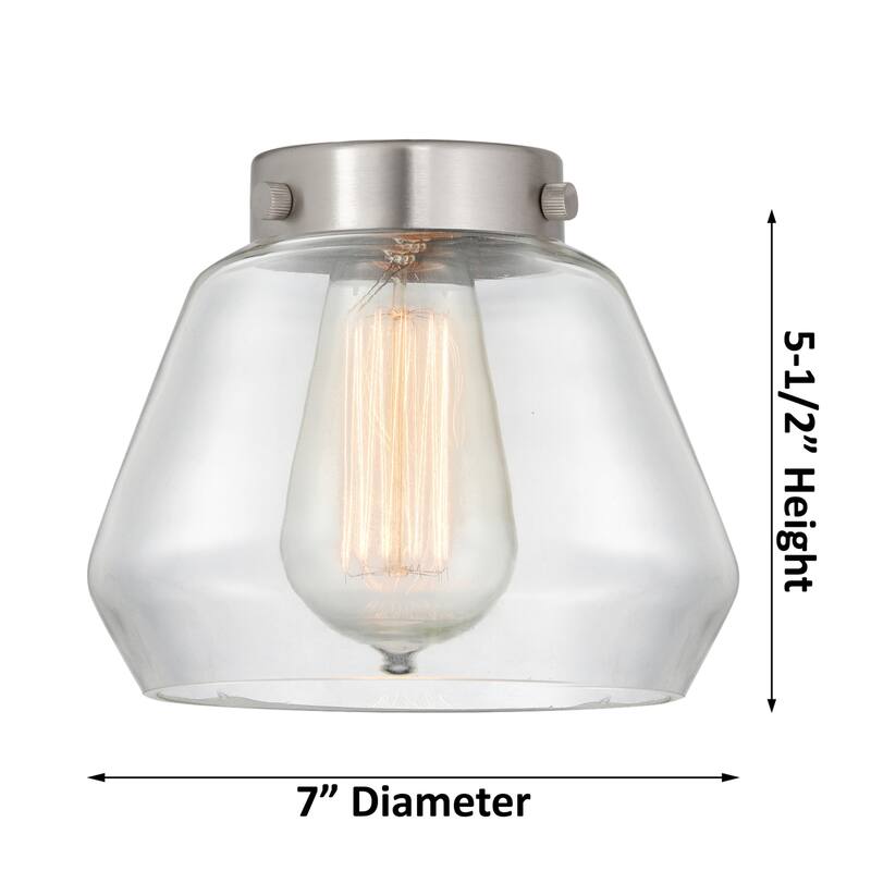Innovations Lighting Fulton Single Light 12" Tall Wall Sconce